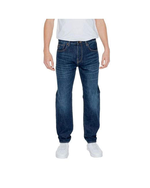 ARMANI EXCHANGE Blue Loose Fit Jeans for men