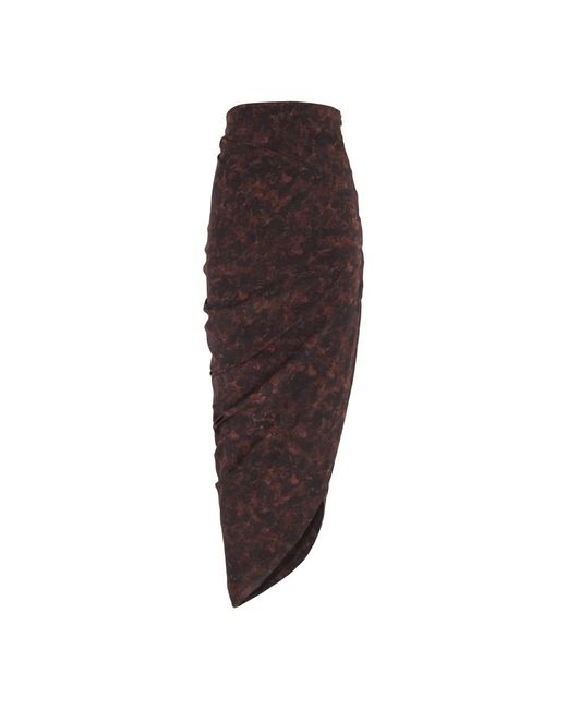 Cortana Midi Skirts in het Brown