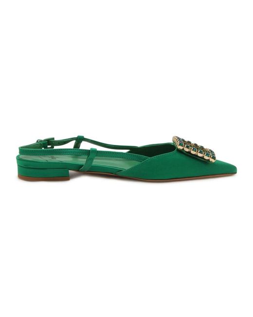 Roberto Festa Green Ballerina Shoes