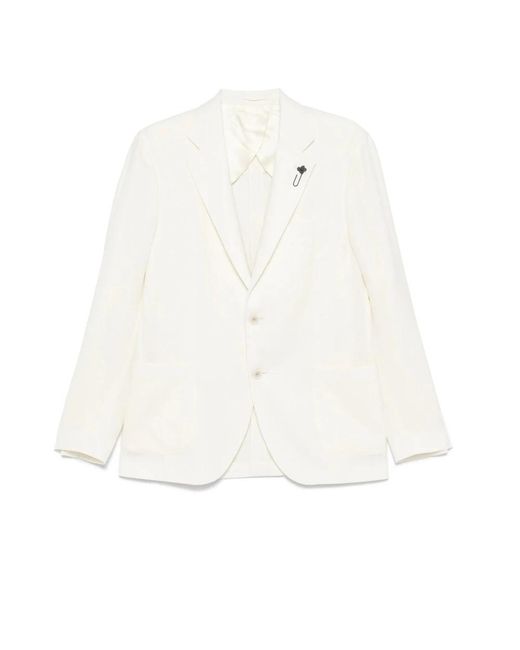 Lardini White Blazers for men