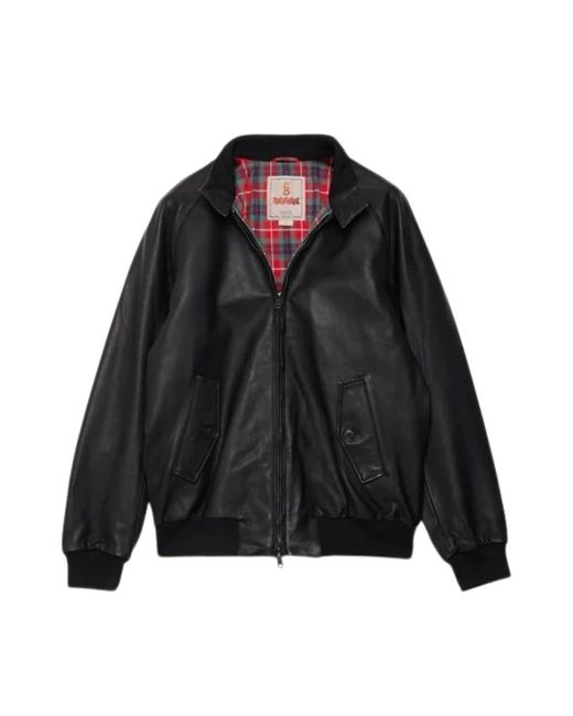Baracuta Black Leather Jackets for men