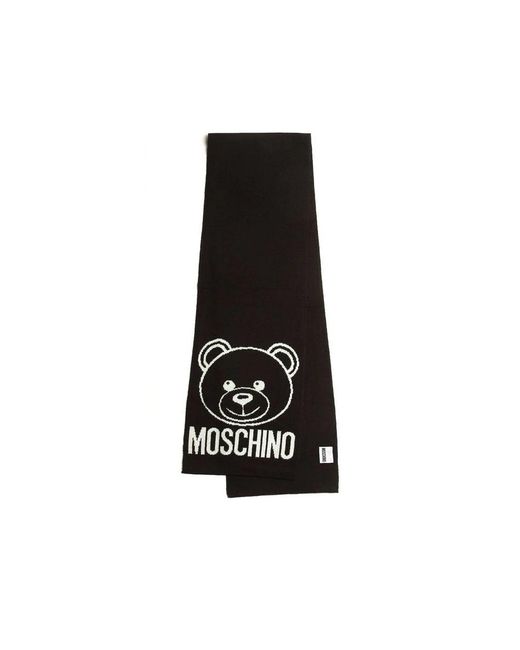 Moschino Black Winter Scarves