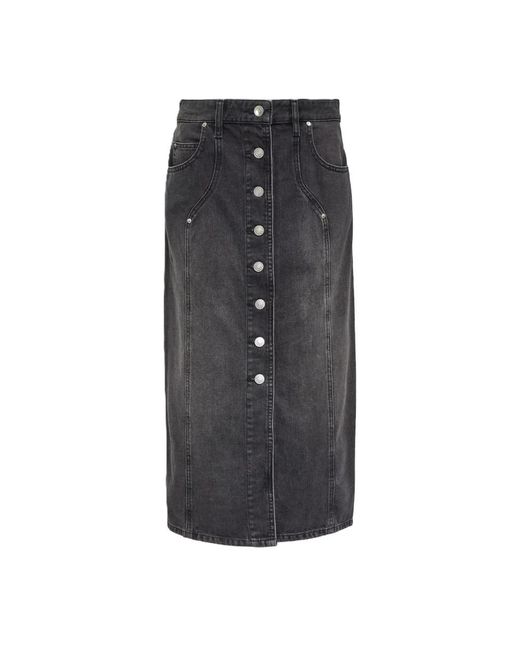 Isabel Marant Gray Denim Skirts