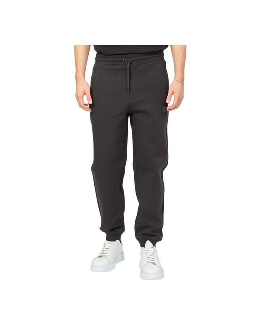 Boss Schwarze lässige hose mit elastik in Gray für Herren