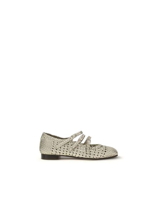 CAREL PARIS Metallic Ballerinas