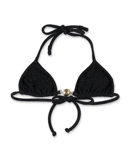 Reina Olga Black Splash Bikini Top