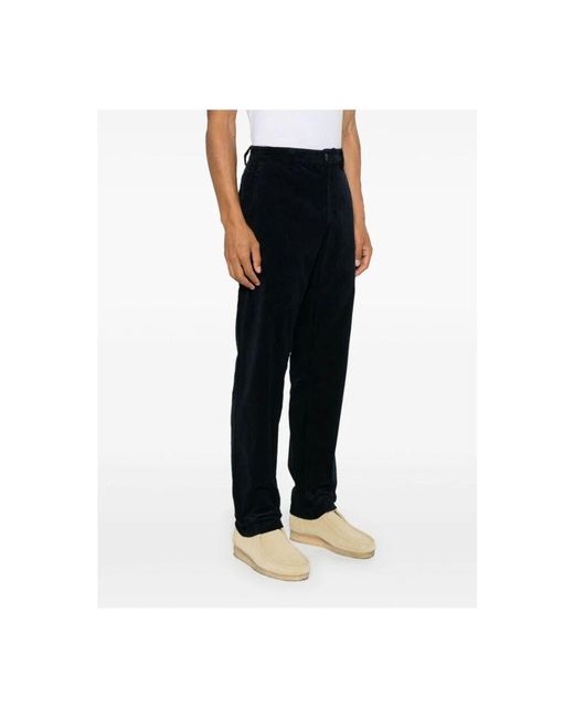 Straight Trousers di A.P.C. in Black da Uomo