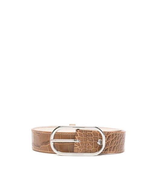 Birgitte Herskind Accessoires ,Bruin ,Leer Hannah Riem in het Brown