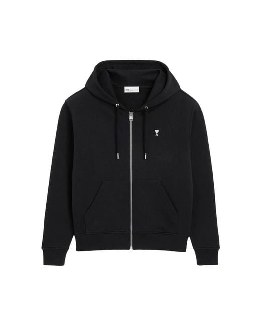 Zip-Throughs di AMI in Black da Uomo