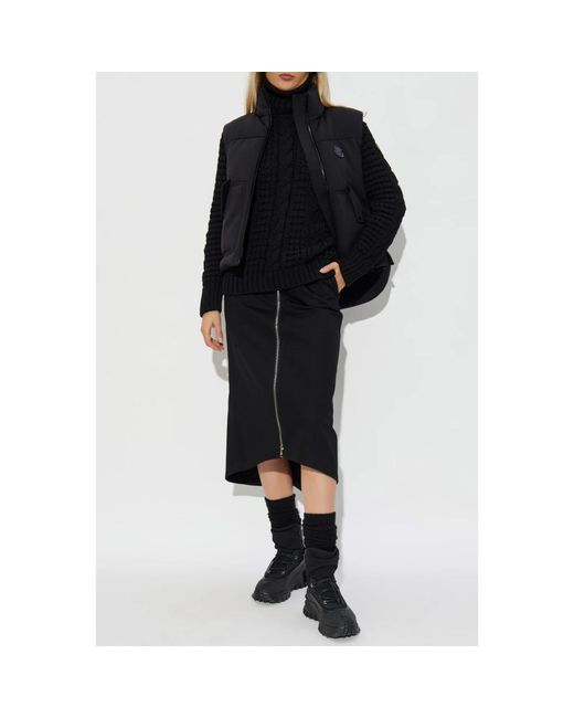 Moncler Jassen ,Zwart ,Satijn 4 Edward Enninful in het Black