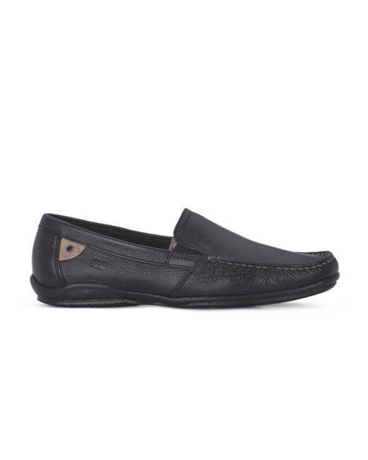 Fluchos Black Loafers for men