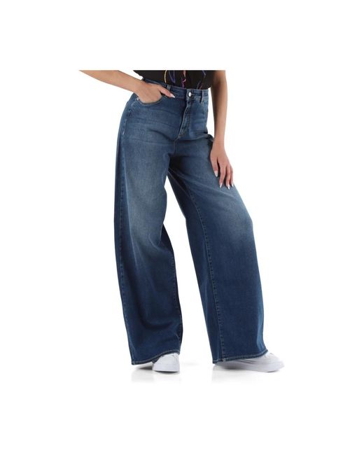 Jeans > wide jeans Emporio Armani en coloris Blue