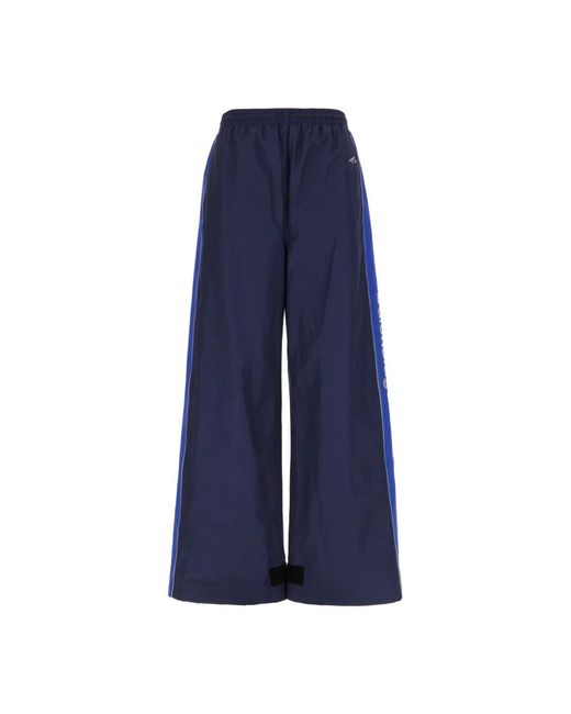 Balenciaga Blue Wide Trousers