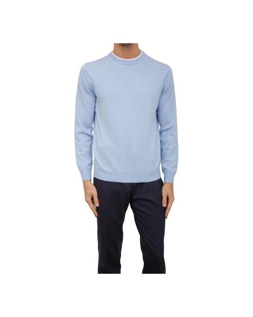 Peserico Stilvolles Stricktop in Blue für Herren