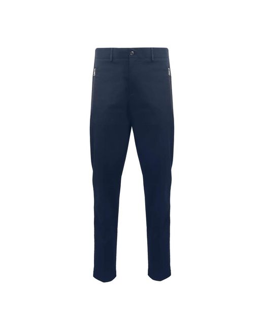 Moncler Blue Slim-Fit Trousers for men