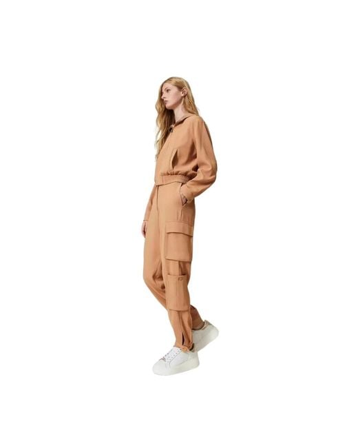 Twinset Natural Straight Trousers
