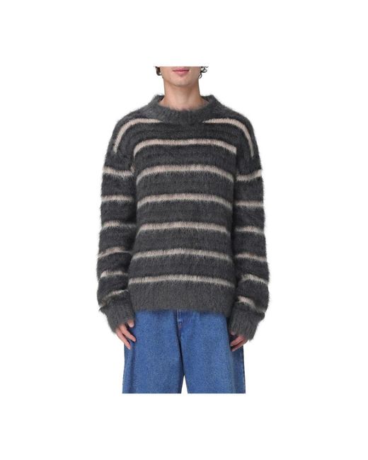 Marni Gray Round-Neck Knitwear for men