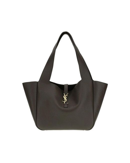 Saint Laurent Black Bea Leder Schultertasche