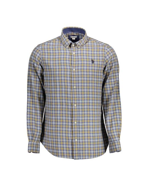 U.S. POLO ASSN. Gray Casual Shirts for men