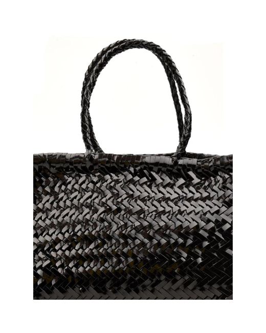 Tote Bags Dragon Diffusion de color Black