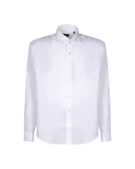 Dell'Oglio White Formal Shirts for men