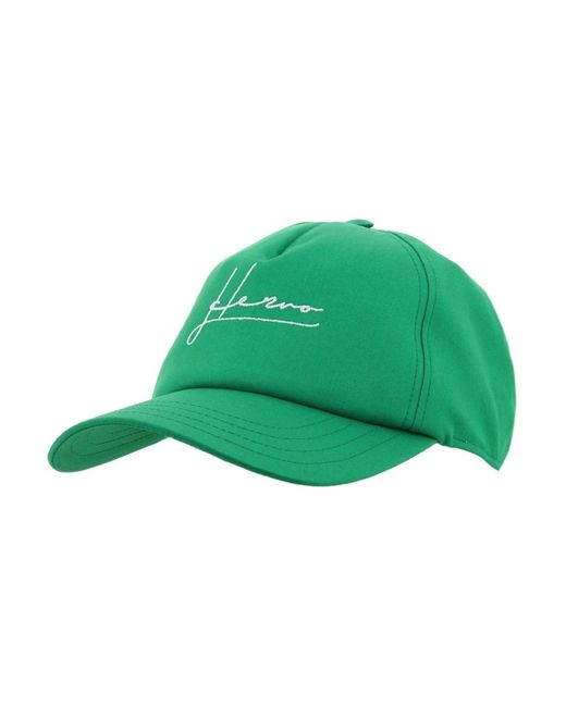 Herno Green Caps