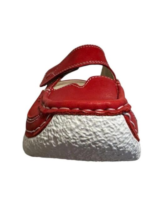 Wolky Red Mules