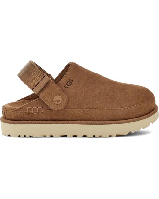 Ugg Schoenen ,Bruin ,Suède Klompen Goldenstar Chestnut in het Brown