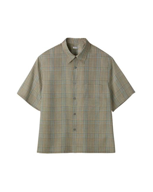 RECTO. Green Short Sleeve Shirts for men