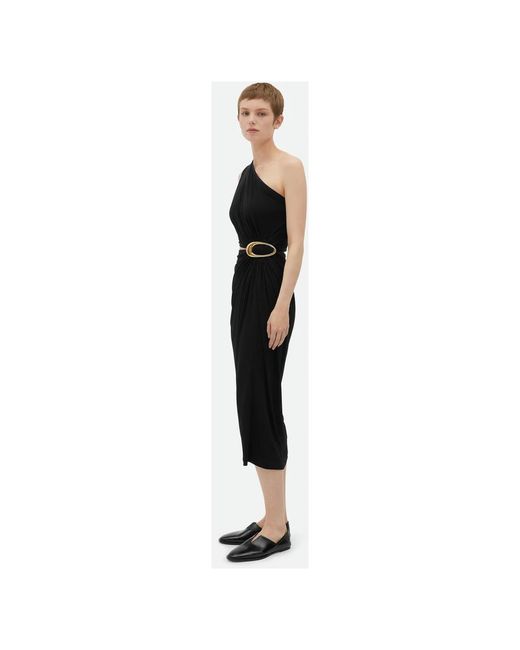 Bottega Veneta Black Midi Dresses