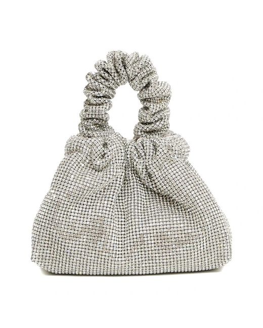 Twentyfourhaitch Gray Handbags