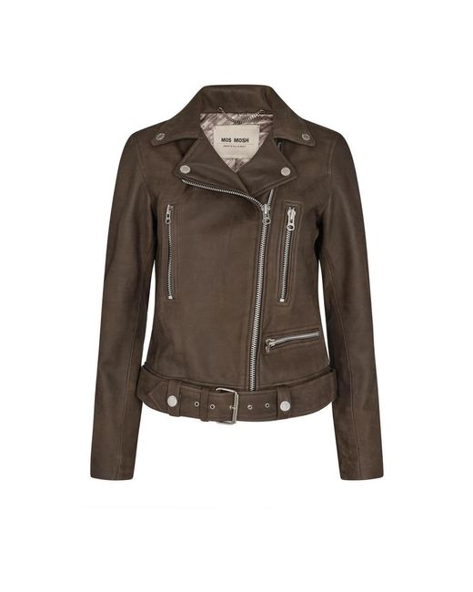 Mos Mosh Brown Leather Jackets