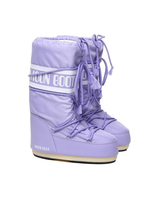 Moon Boot Purple Winter Boots