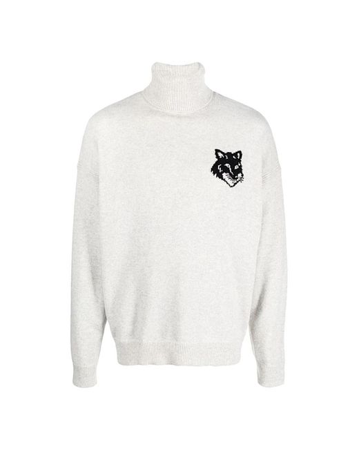 Maison Kitsuné White Turtlenecks for men