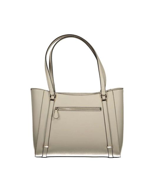Guess Natural Polyethylen Damen Handtasche