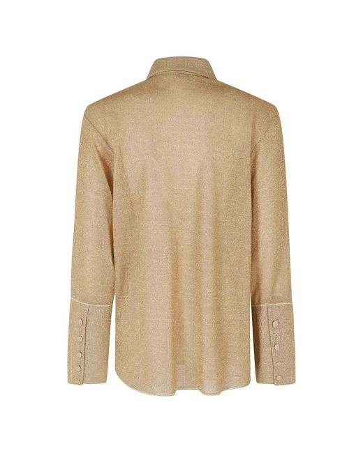 Oseree Lumiere Sleeves Shirt in het Natural