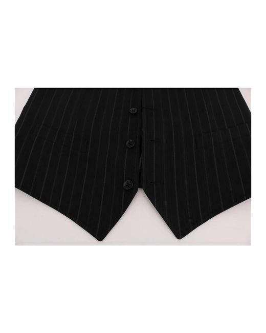 Suits > suit vests Dolce & Gabbana pour homme en coloris Black