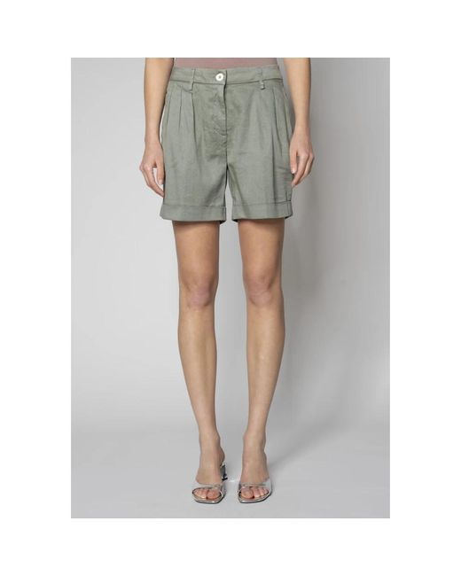 Re-hash Green Bermuda shorts