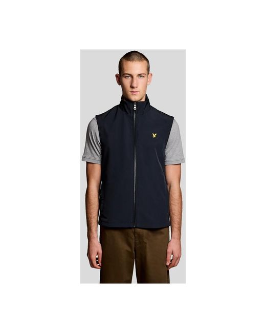 Lyle & Scott Blue Waistcoats for men