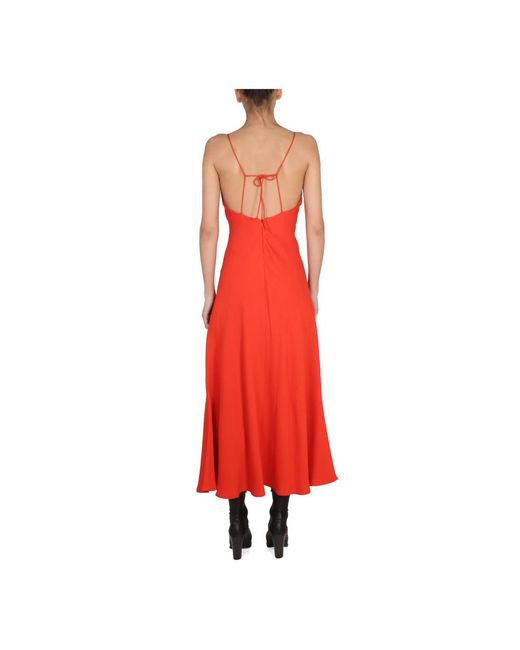 Stella McCartney Red Midi Dresses