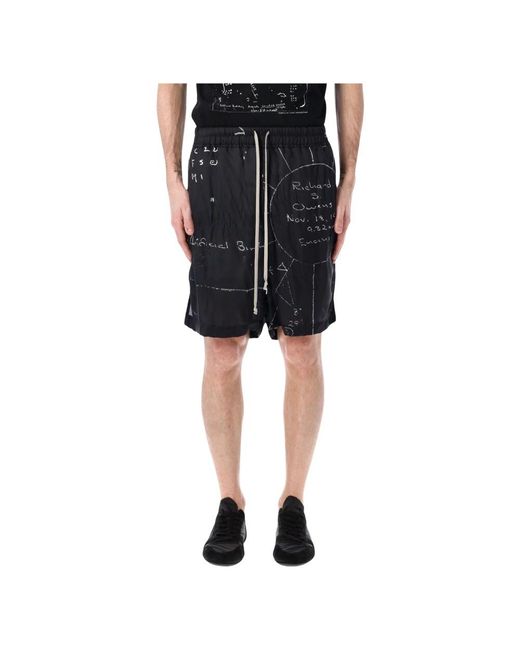 Rick Owens Black Casual Shorts for men