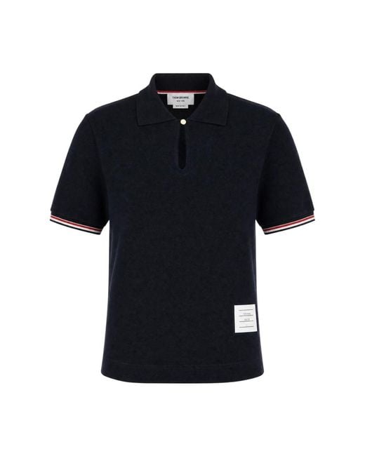 Thom Browne Polo in het Black
