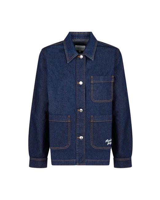 Maison Kitsuné Blue Denim Jackets