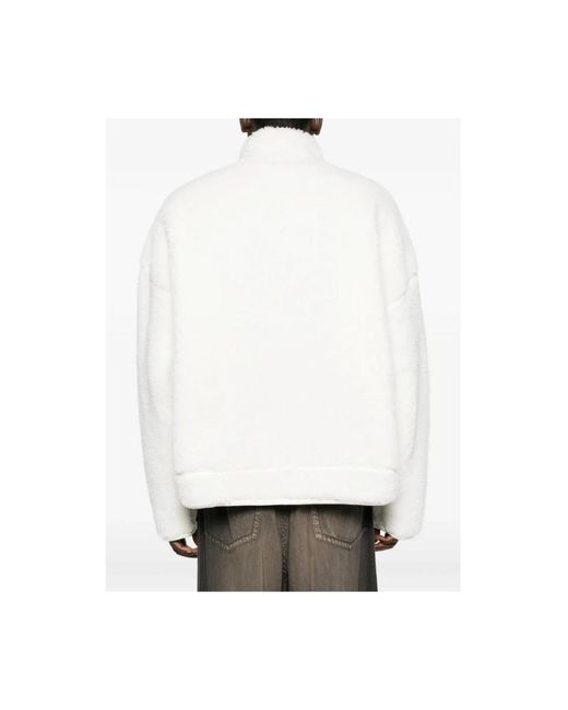 Maison Mihara Yasuhiro White Winter Jackets for men
