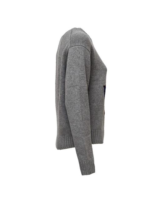 Polo Ralph Lauren Gray Round-Neck Knitwear
