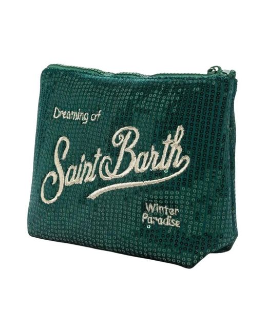 Mc2 Saint Barth Green Aline Velvet Paillettes