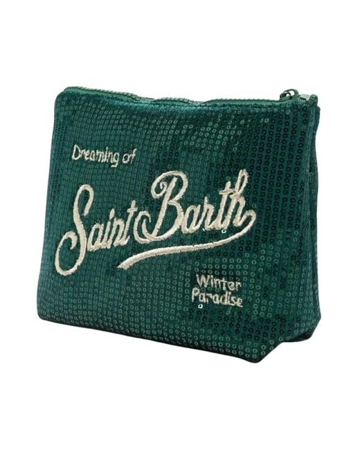 Mc2 Saint Barth Aline Velvet Paillettes in het Green