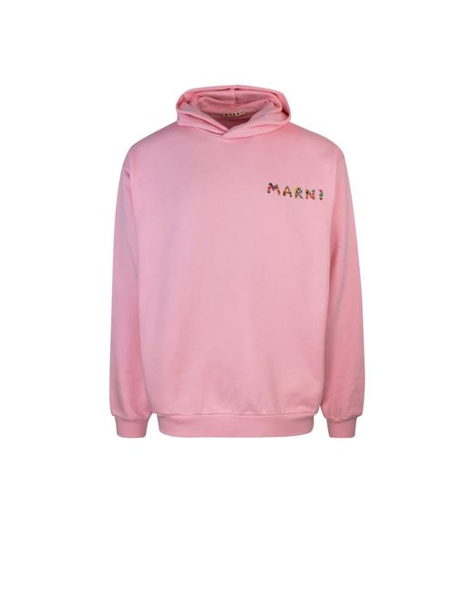Marni Pink Hoodies for men