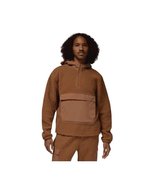 Nike Sherpa Flight Top in het Brown voor heren