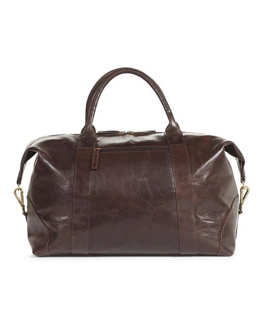 Howard London Brown Steven Dunkelbraune Wochenendtasche